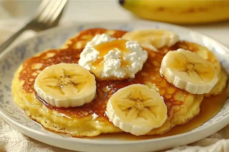 Is Cottage Cheese and Banana Good for You? Benefits, Recipes & More 18 Wooden bowl filled with cottage cheese, bananas, and chia seeds for a healthy snack